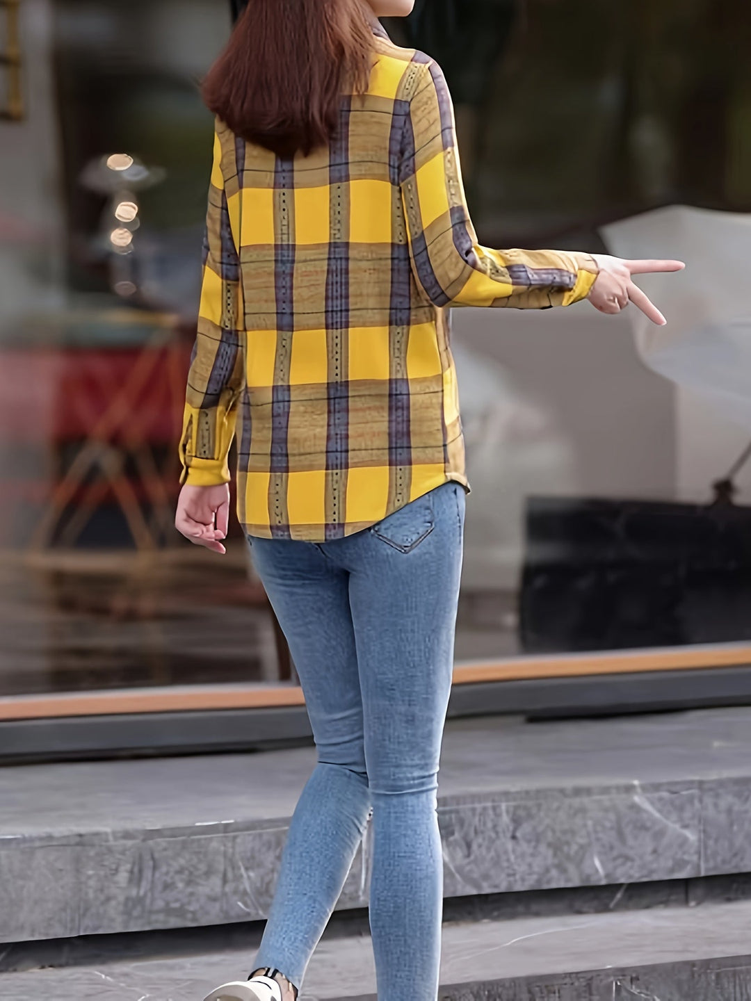Gefütterte Casual Damenbluse - Nora