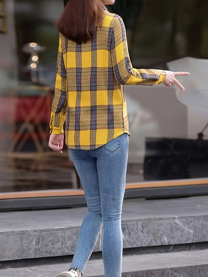 Gefütterte Casual Damenbluse - Nora