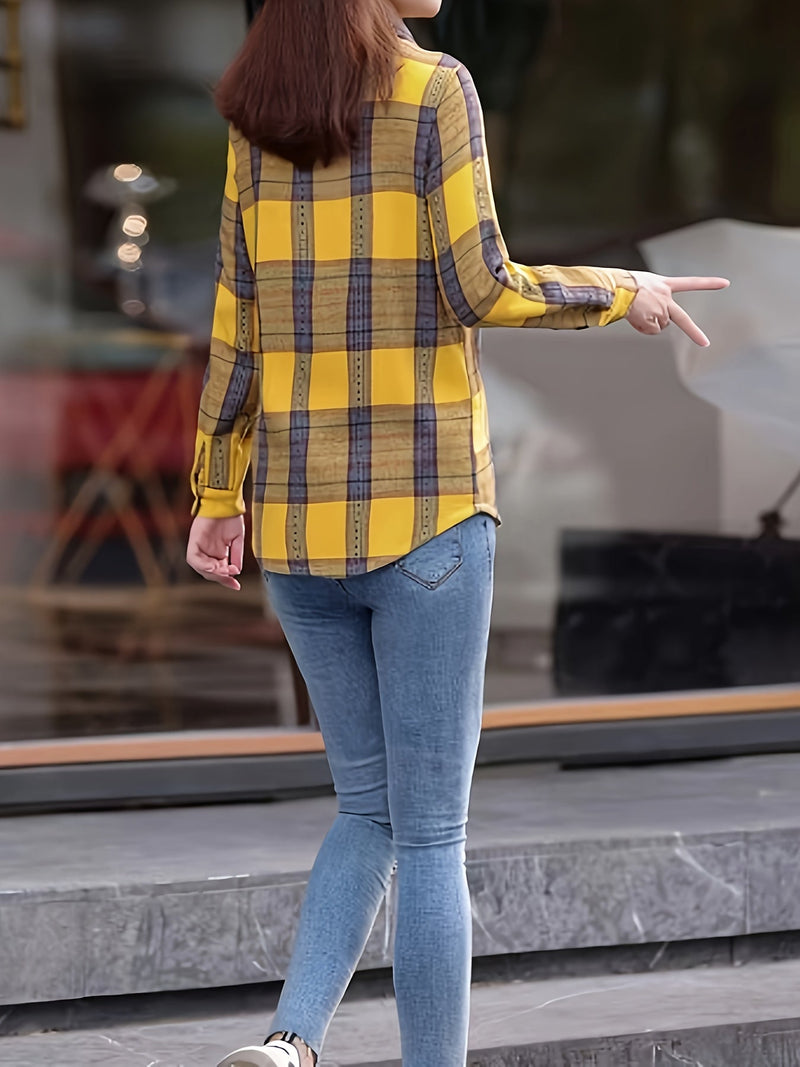 Gefütterte Casual Damenbluse - Nora