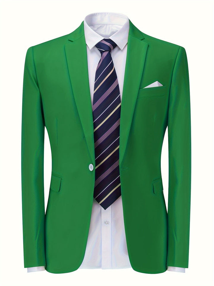 Klassischer einfarbiger Herrenblazer - Floris