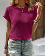 Weiches Baumwoll-Damen-T-Shirt – Élodie
