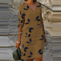 Trendiges Sommerkleid mit Blattmuster – Liora