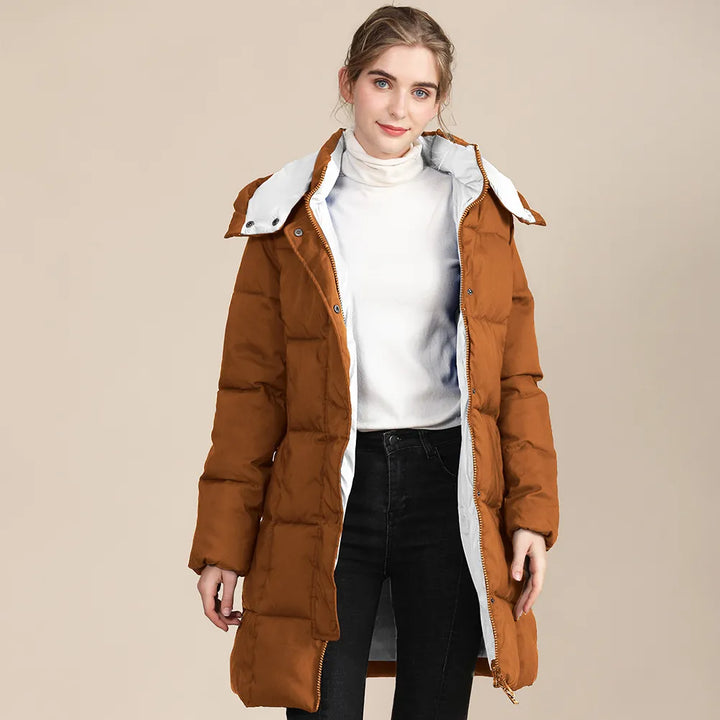 Trendiger gesteppter Damen-Wintermantel - Elodie