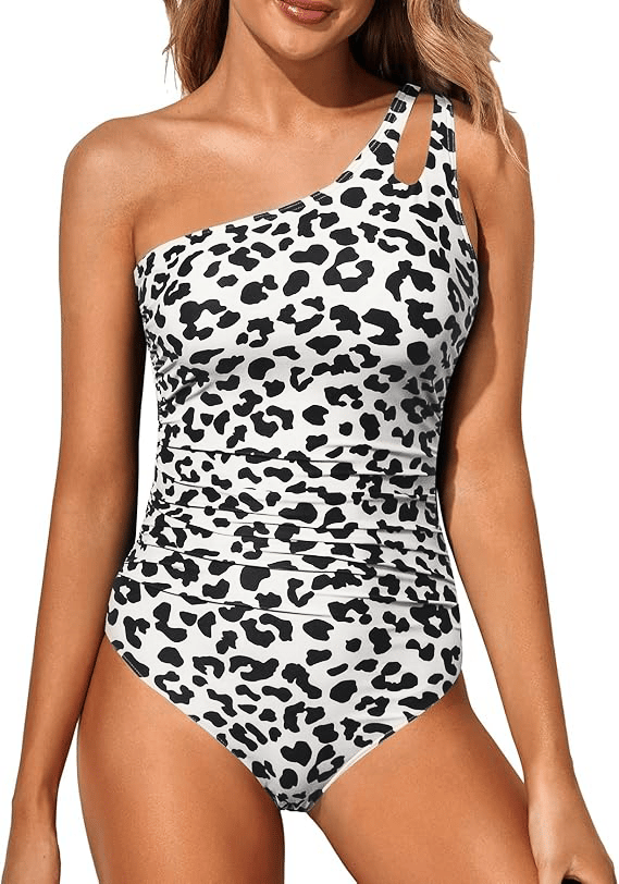 Shaping & Stylish One-Shoulder Women's Swimsuit – Daria