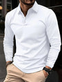 Herren-Poloshirt mit langen Ärmeln – Matthias