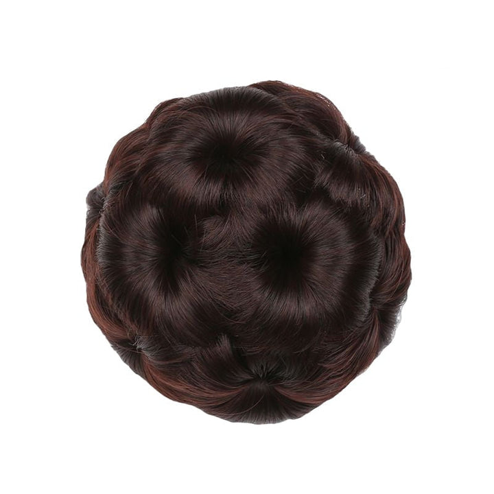 Blumenförmige Haarklammer mit Hairextension – Fiora