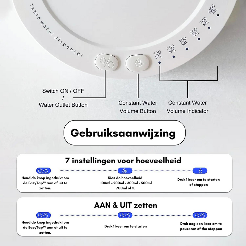 Trinke Wasser mühelos direkt aus Deinem Bett - HydraTap™