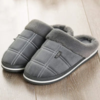 Check Slip-ons | Velvet-soft checked slippers