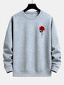 Damen-Sweatshirt mit Rosenmuster - Amelia