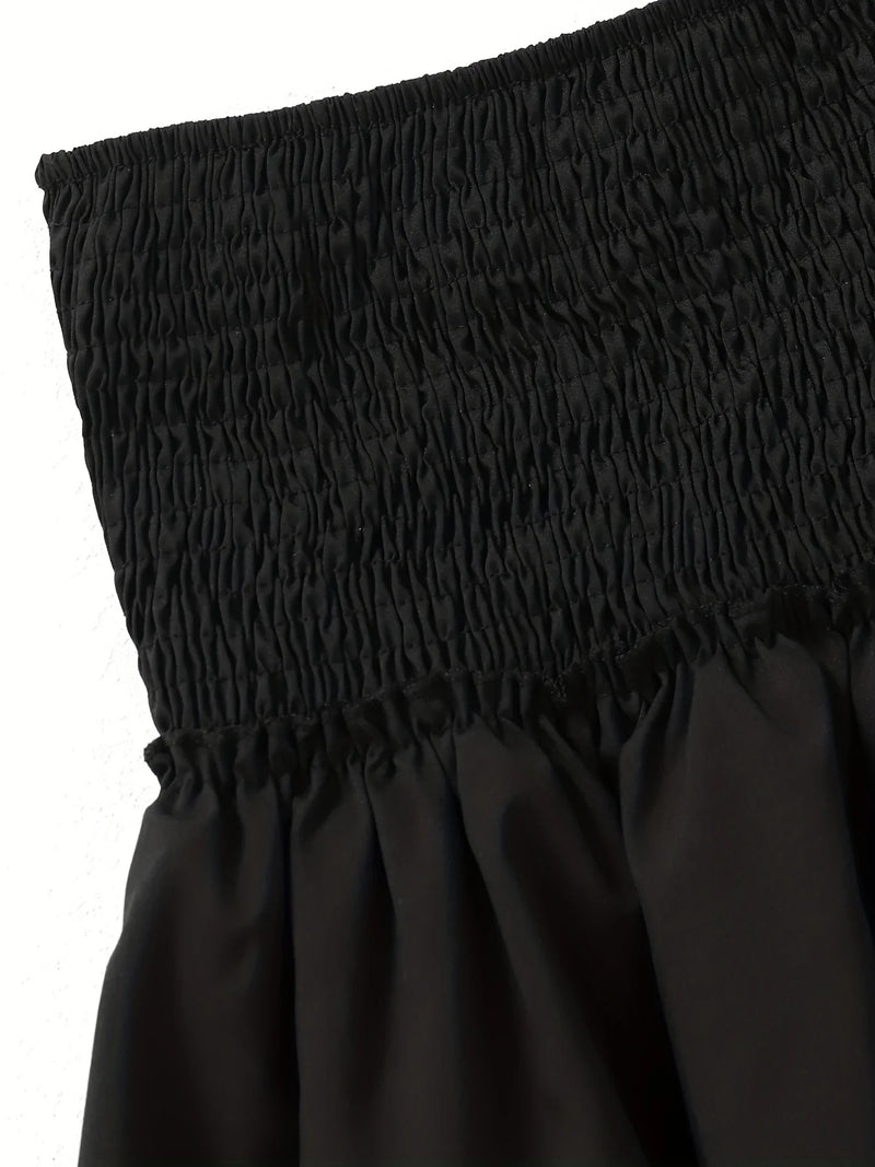 Amelia Rock | Gefaltete Taille | Gestufter Saum | Modisch
