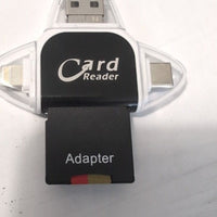 4-in-1 SD & TF Card Reader - FlexPort