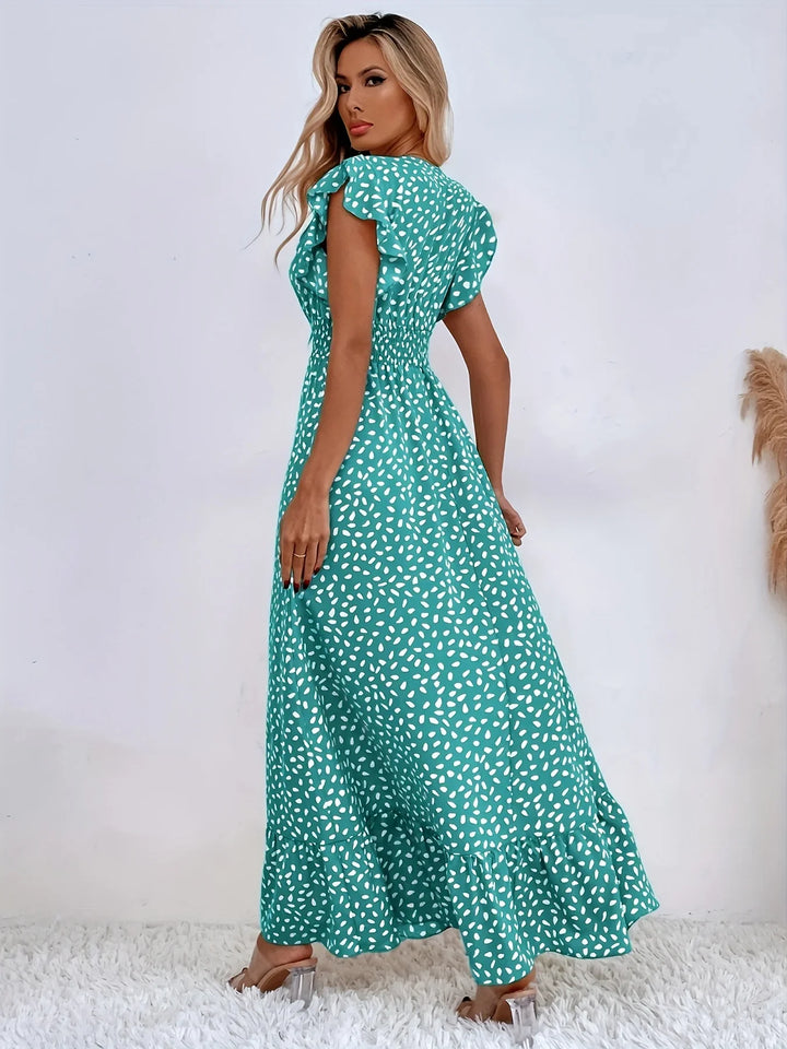 Flora-Print Rüschenkleid | Stilvoll und trendig