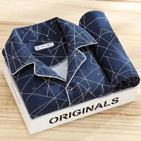 Gestreiftes Pyjama-Set | Hausanzug