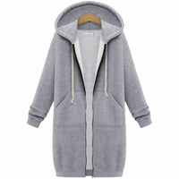 Lässige Lange Damenweste - CozyZip