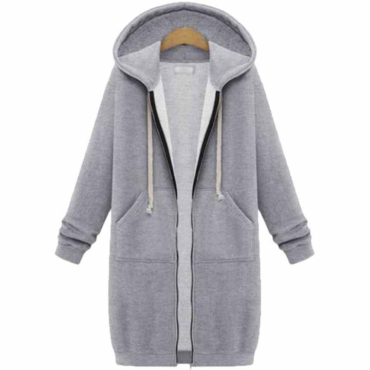 Lässige Lange Damenweste - CozyZip