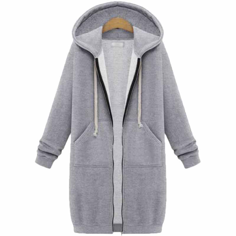 Lässige Lange Damenweste - CozyZip