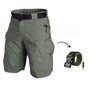 Herren kurze Cargo-Shorts mit 7 Taschen & gratis Gürtel – Taro