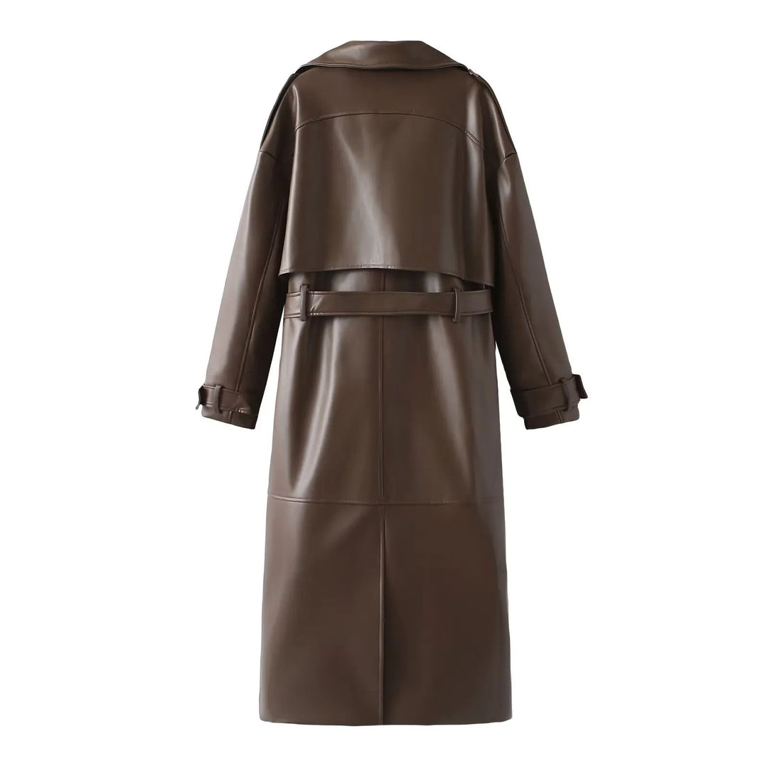 Stilvolle vegane Leder-Damenjacke - Viviette