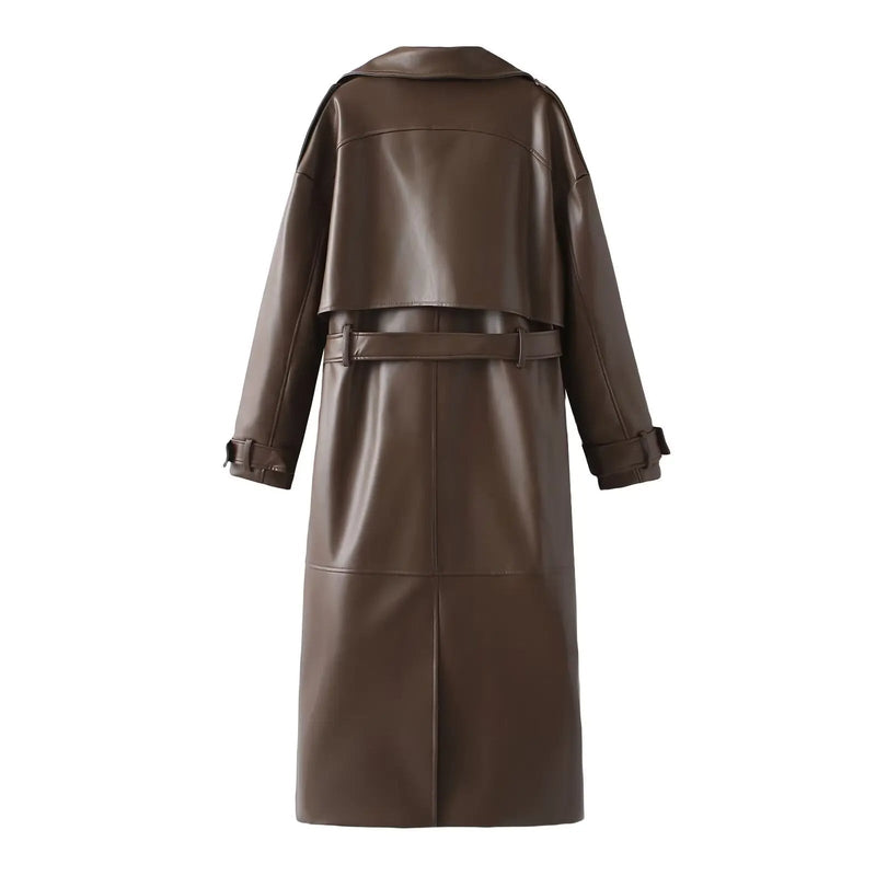 Stilvolle vegane Leder-Damenjacke - Viviette