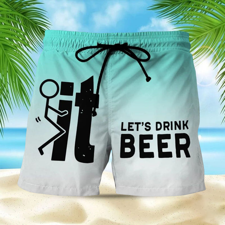 Hawaii Heren Zwembroek met Elastische Taille – Fabio