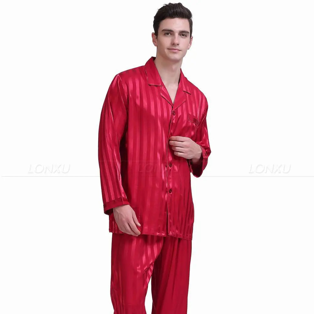 Luxus Pyjama | Eleganter Seidenpyjama für Herren