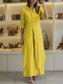 Zweiteiliges Damen-Sommer-Set aus Leinen - Amaya