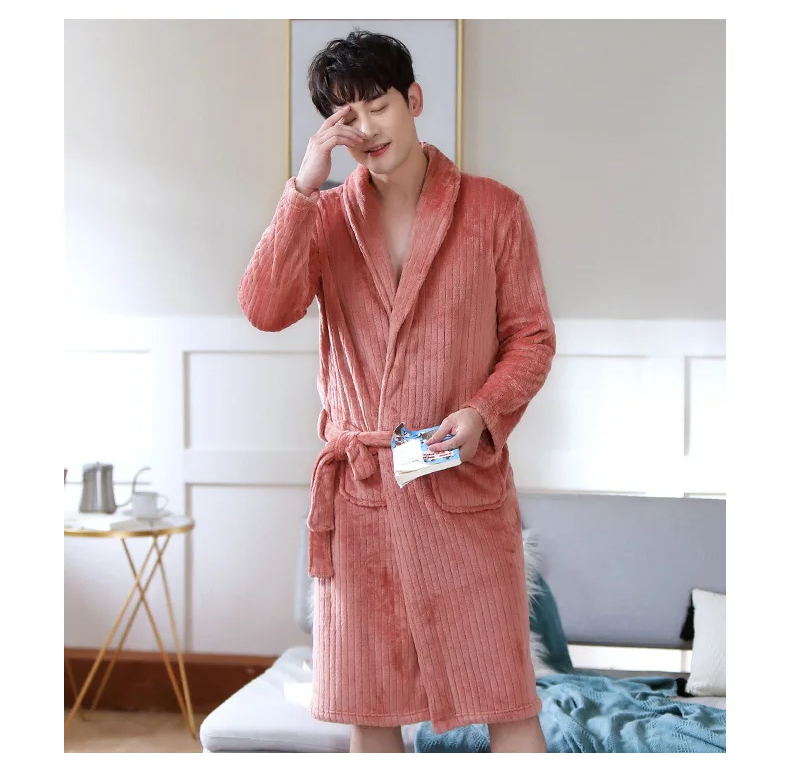 SnuggleUp Bathrobe | Fleece Bathrobe for Men