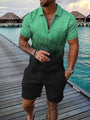 Zweiteiliges Herren Sommer Set mit Polo und Shorts – Damon