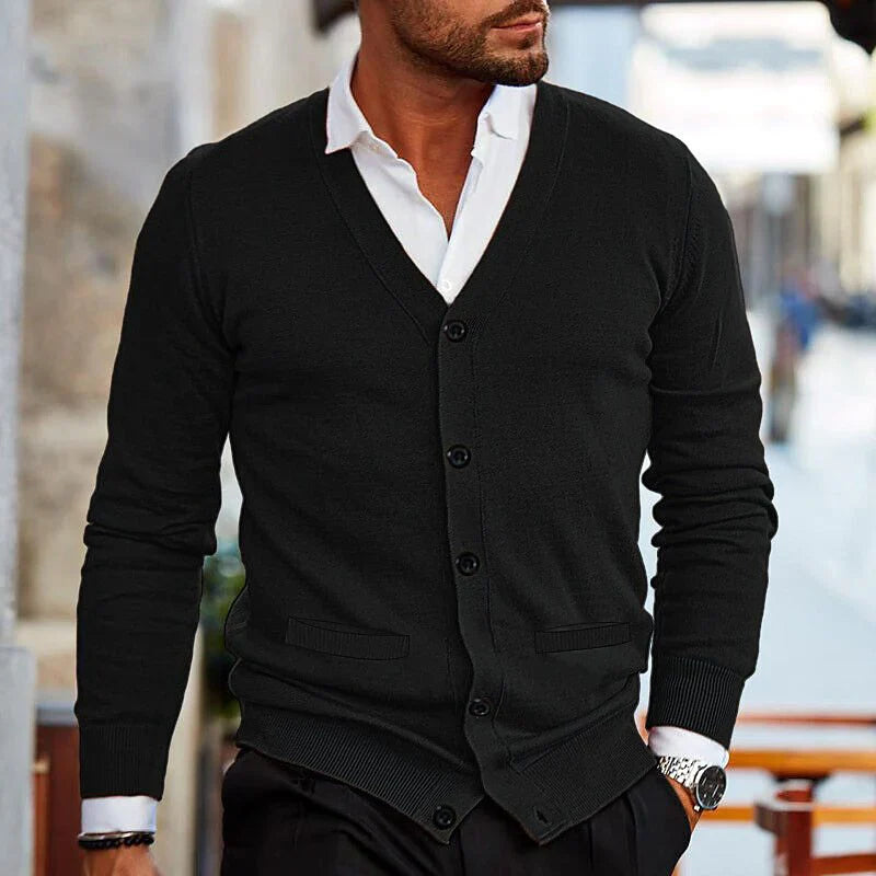 Legere Herren-Strickjacke - Elias