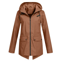 Trendy Dames Regenjas met Capuchon - Liora