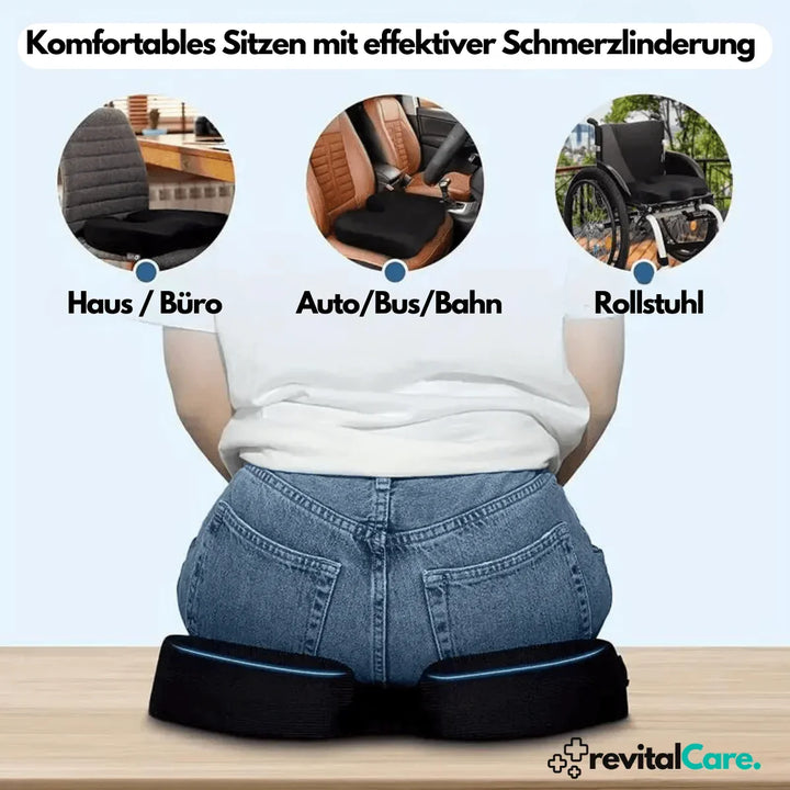 Orthopädisches 4D-Sitzkissen - PosturePlus