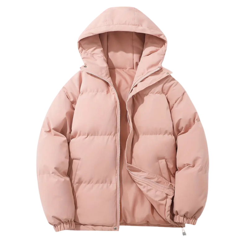 Gepolsterte Herren-Pufferjacke mit Kapuze – Elias