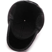 Classic Winterpet | Nostalgische wollen snap cap