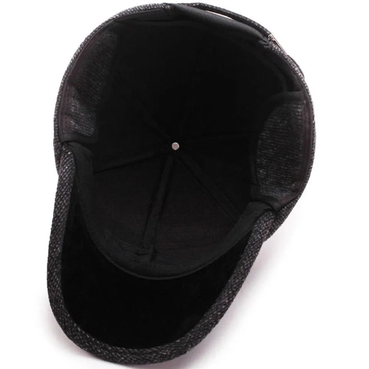 Classic Winterpet | Nostalgische wollen snap cap