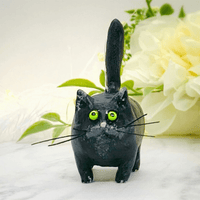 Uniek Handgemaakt Katten Kerstornament - Purrfect Holiday Hangers