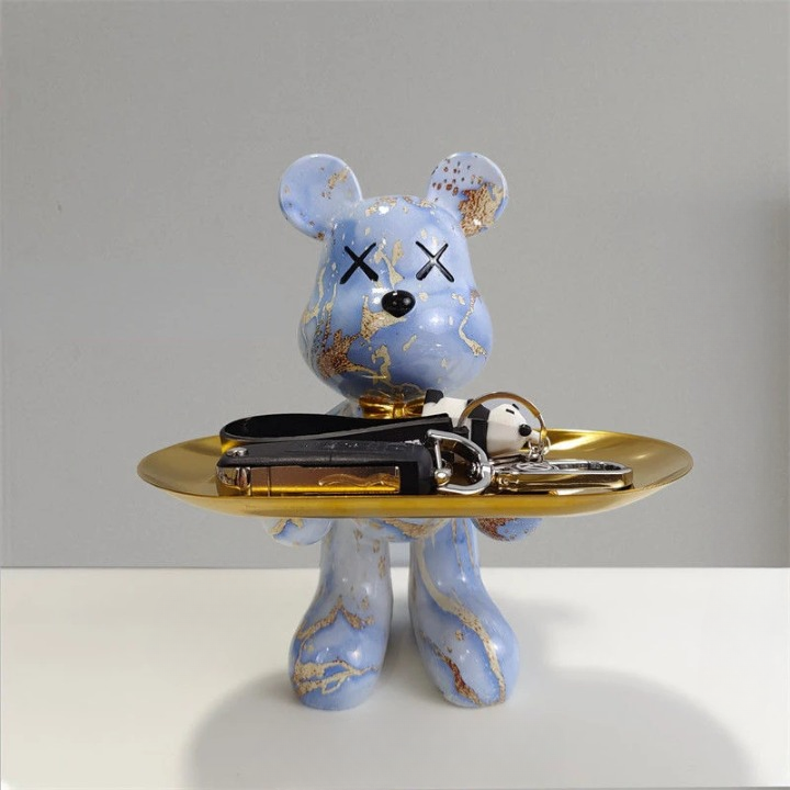 Dekorative Aufbewahrungsfigur – Bruno Tischbär