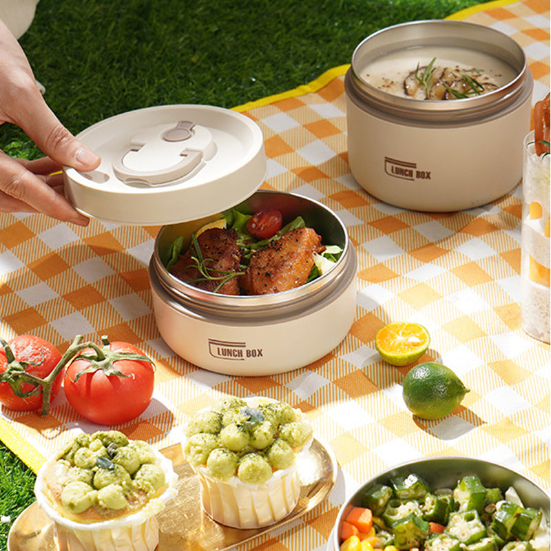 Mehrlagige isolierte Lunchbox mit GRATIS Tragetasche - ThermoBox