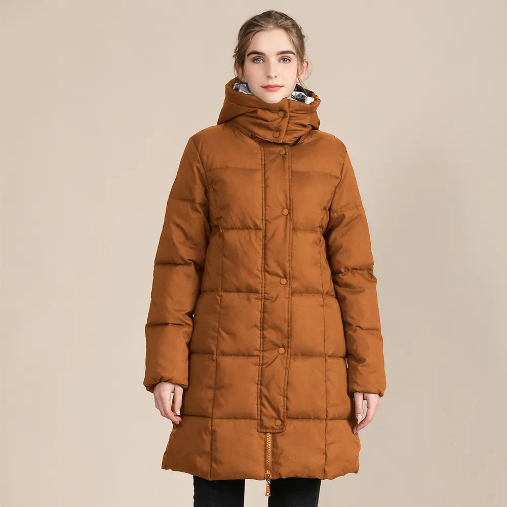 Trendiger gesteppter Damen-Wintermantel - Elodie