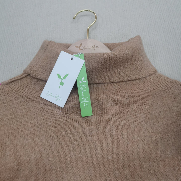 Beeindruckender Color-Block Strickpullover - AutumnVibe
