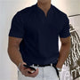 Atmungsaktives Herren-Fitnessshirt mit V-Ausschnitt - Timo