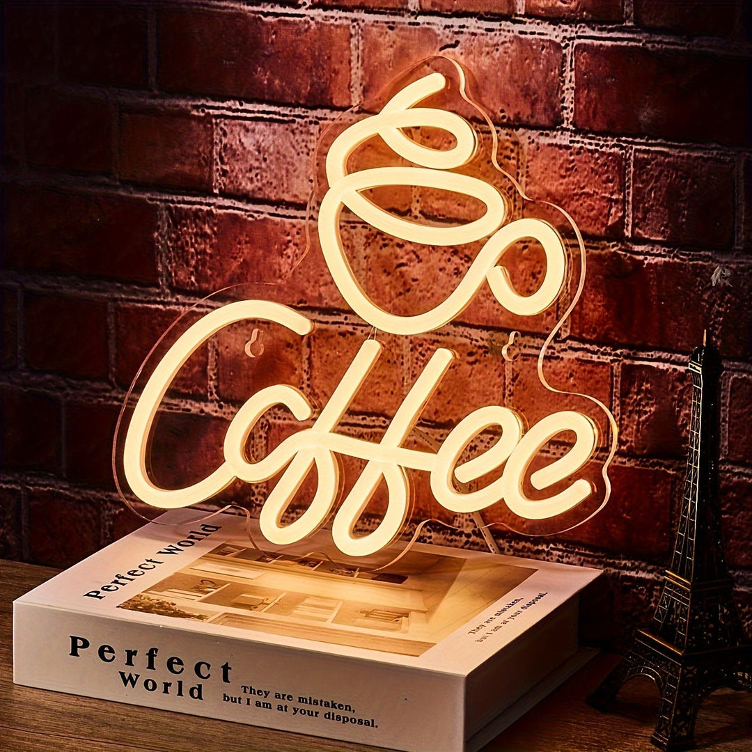 LED-Neonschild im Kaffeestil - Jules