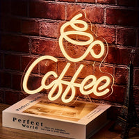 LED-Neonschild im Kaffeestil - Jules