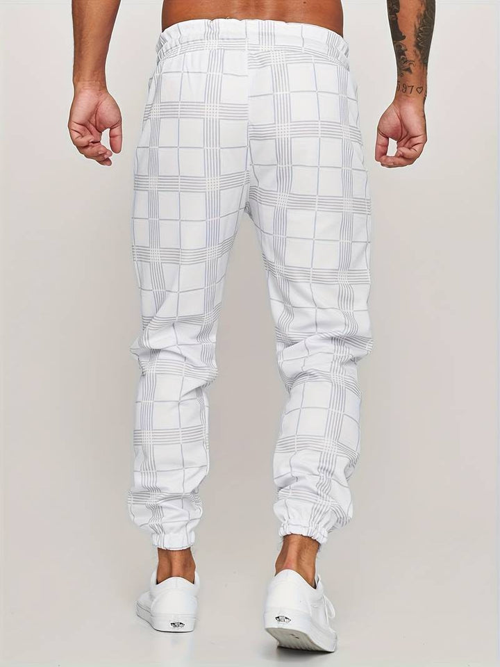 Geruite Heren Joggingbroek - Elian