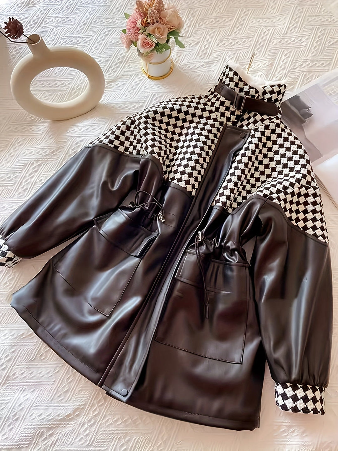 Damen-Plüschjacke für Herbst & Winter – Maribel