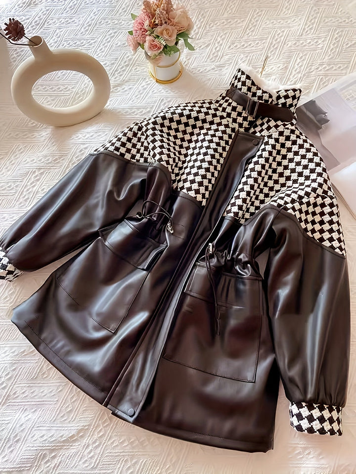 Damen-Plüschjacke für Herbst & Winter – Maribel