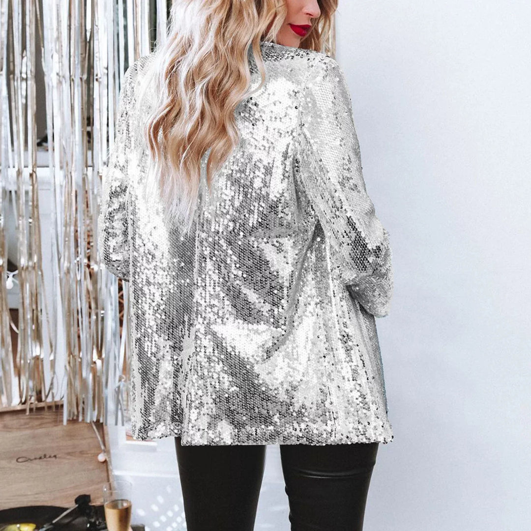 Trendiger Paillettenblazer - Olivia