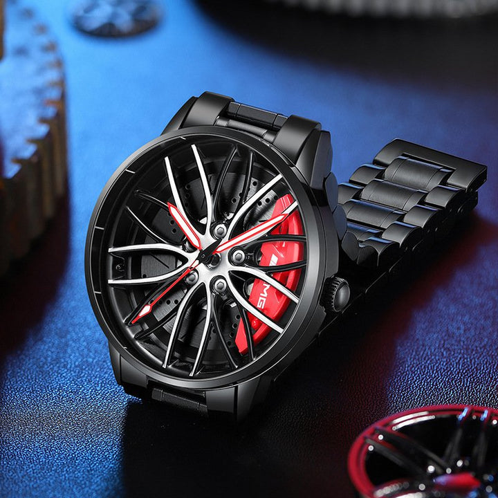 Stilvolle Herren-Rennwagen-Uhr - RaceVision