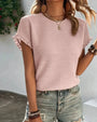 Weiches Baumwoll-Damen-T-Shirt – Élodie