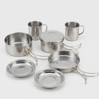 8-Piece outdoor Camping Cookware Set -  Wildkit