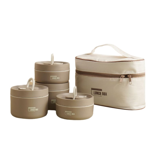 Mehrlagige isolierte Lunchbox mit GRATIS Tragetasche - ThermoBox